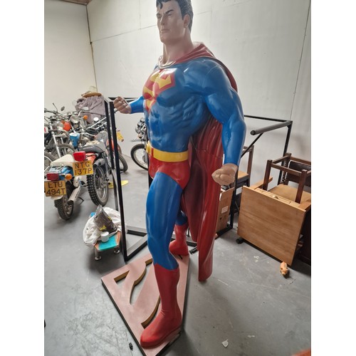 20a - Full size 8ft Superman fibreglass display