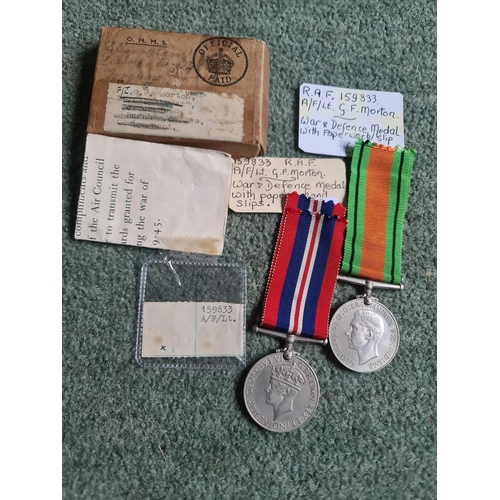 44 - G F Morton Medal group ww2 with papers