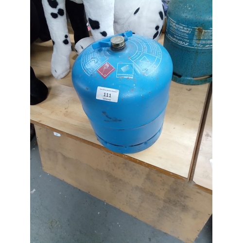 111 - gas cylinder for boats contains gas (UNABLE TO POST)