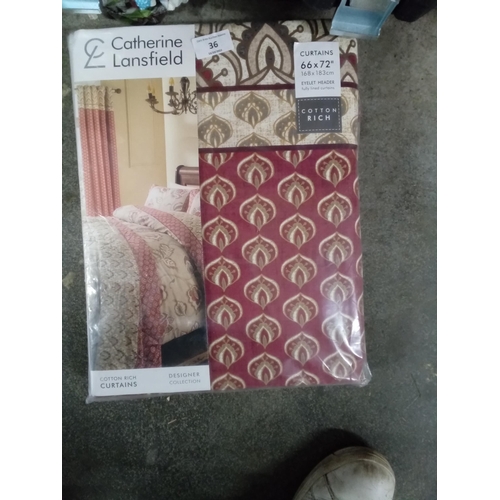 36 - 66 x 72 new curtains