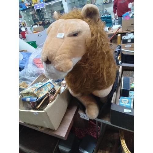 431 - large lion teddy