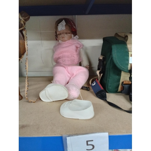 5 - joyce wolf bisque baby living doll