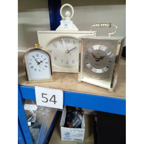 54 - 3 clocks