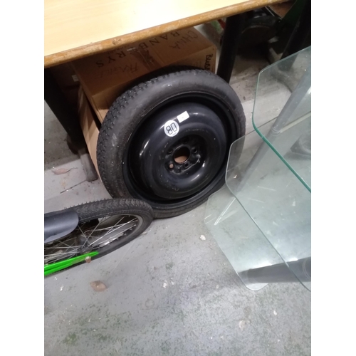 90 - bn wheel & tyre for audi & 4 space saver 125/70/17