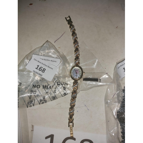 168 - ladies sekonda gold tone watch GWO