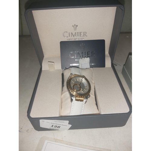 198 - Swiss Made Cimier Pyramis women's watch