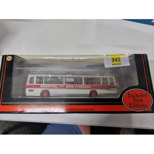 341 - EFE 1/76 - Plaxton Coach Bristol Greyhound E15706DL Diecast Model Bus