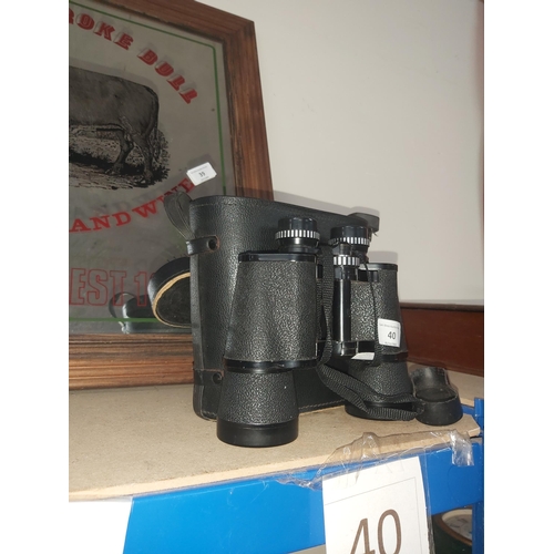 40 - vintage boots binoculars