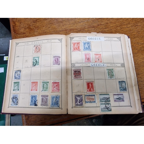 425A - Red Lincoln Stamp Album World Collection