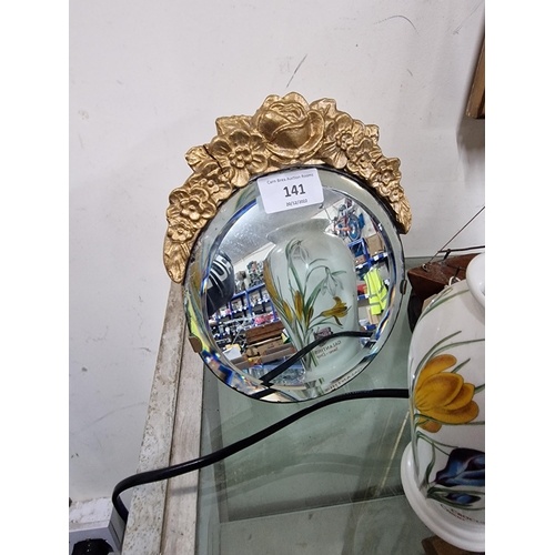 141 - vintage 50's barbola dressing mirror
