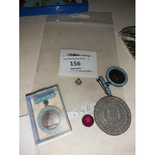 156 - school medals & tokens