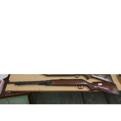 224 - complete chinese under lever .22 air rifle - trigger not engaging, for spares or repairs