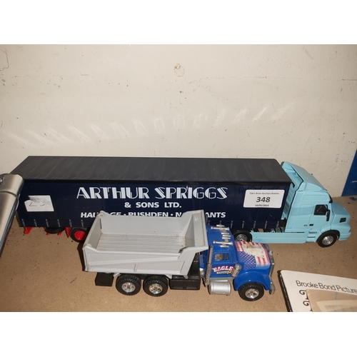 348 - Articulated Model Truck & 1 Other