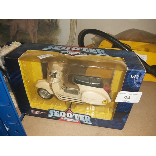 44 - diecast scooter - boxed