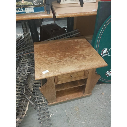 92 - solid oak coffee table