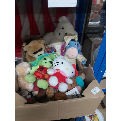 242 - box of soft toys