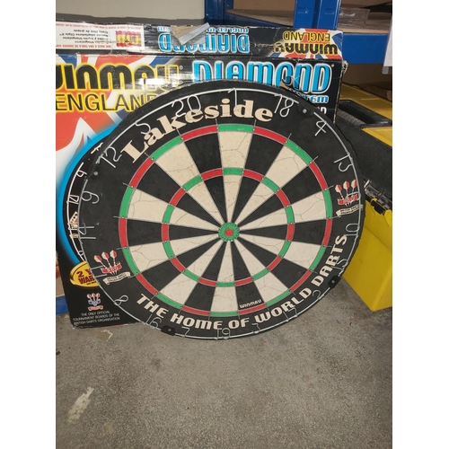 37 - Wolfe signed dart board unplayed