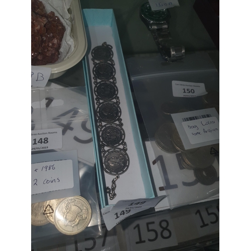 149 - 1769 coin bracelet