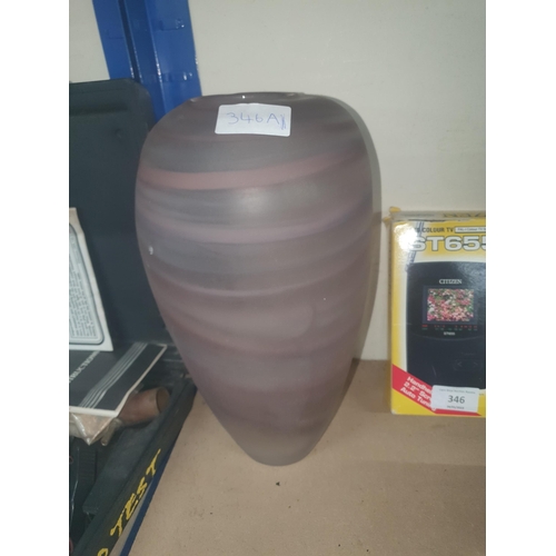 346A - Large Art Glass Vase