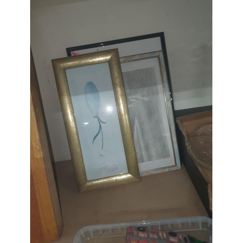 381A - 3 framed pictures