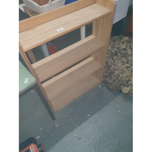 494 - small pine shelf unit