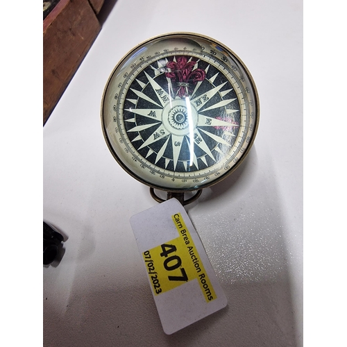 407 - Ball compass & clock