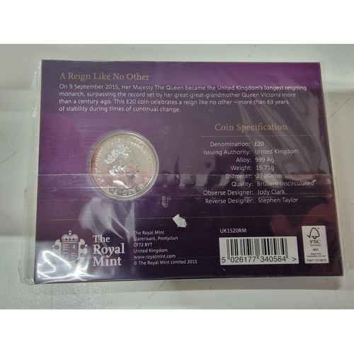 49 - Mint Release £20 Silver coin