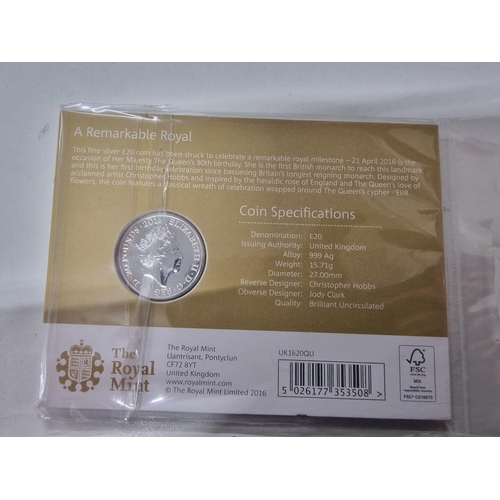 50 - Mint Release £20 Silver coin