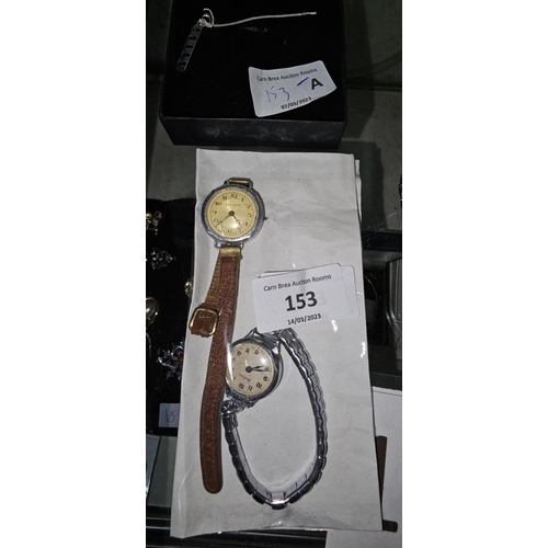 153 - Vintage Bentima Wrist Watch & 1 Other