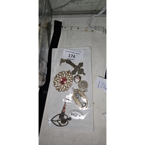 174 - Antique Necklace Pendants