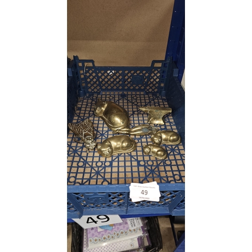 49 - tray brass