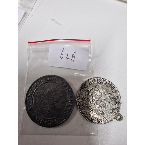 62A - 1658 & 1740 Dated Coins