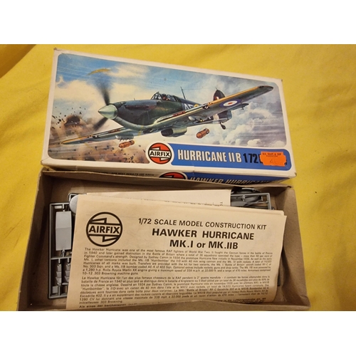 97 - Airfix 1/72 02042-0 Bausatz Hurricane II B ungebaut 1975