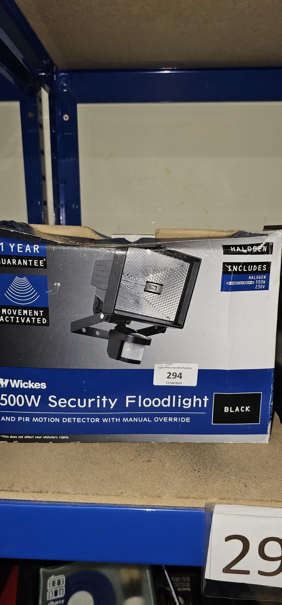 new wickes security flood light