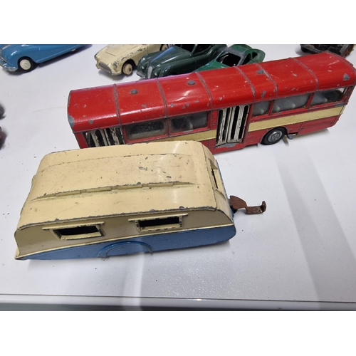 456 - dinky bus & caravan