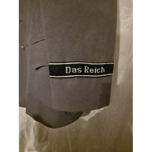 136A - German grey coat with patches