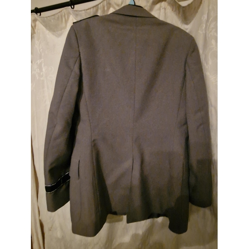 136A - German grey coat with patches