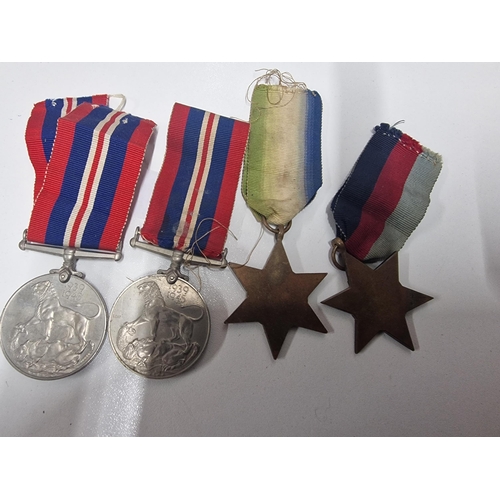 17A - Set of 4 medals including Atlantic star