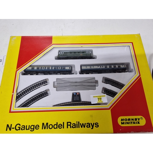 Hornby Minitrix N Gauge Train Set N.102 Passenger Set. Boxed