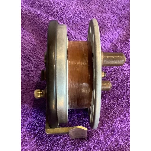 60 - VERY RARE VINTAGE MARSTON CROSSLE PATENT CENTRE PIN REEL 4” 
In excellent contion