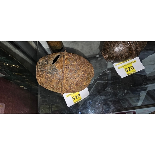 519 - M39 German WW2 egg grenade