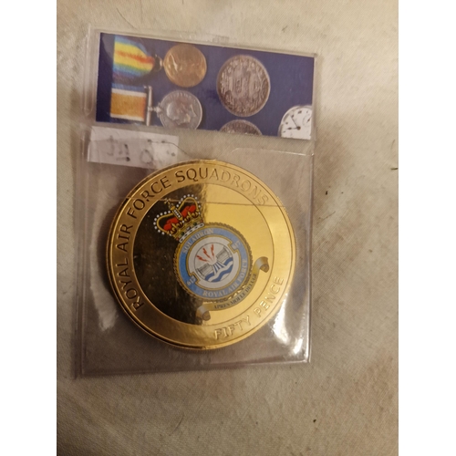 61 - 2013 guernsey royal air force squadrons fifty pence