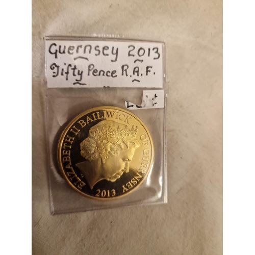 61 - 2013 guernsey royal air force squadrons fifty pence