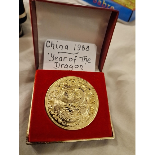 41 - GB 1988 Year of the Dragon Proof Medal