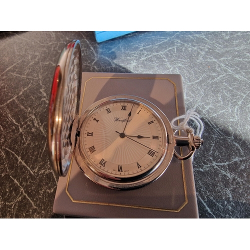 102 - Woodford chrome manual watch