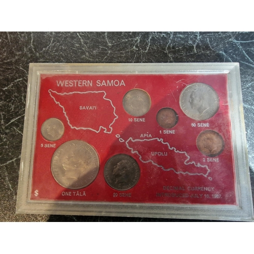 77 - Western samoa coin set