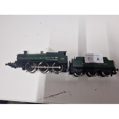 81A - Mainline OO Gauge - 37090 Class 43xx Mogul 2-6-0 5322 in GWR Green no front boggie