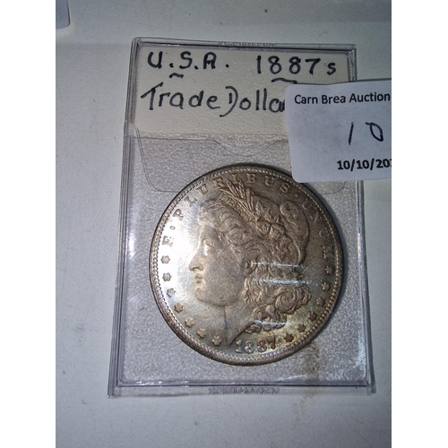 10a - Trade Dollar 1887