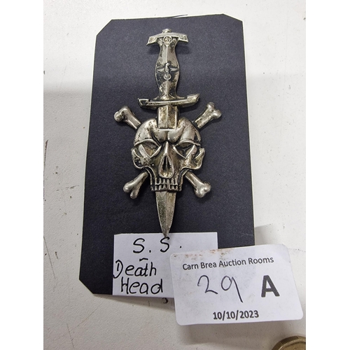 29a - SS Death Head badge