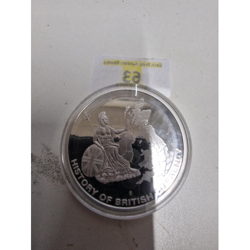 63 - GB Farthing in Silver mint